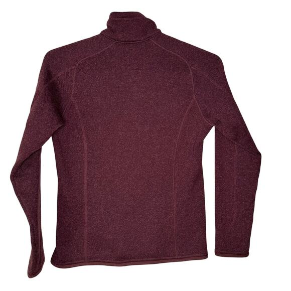 Patagonia Women's Medium Better Sweater Red 1/4 Zip Long Sleeve GUC‎ - Picture 2 of 6